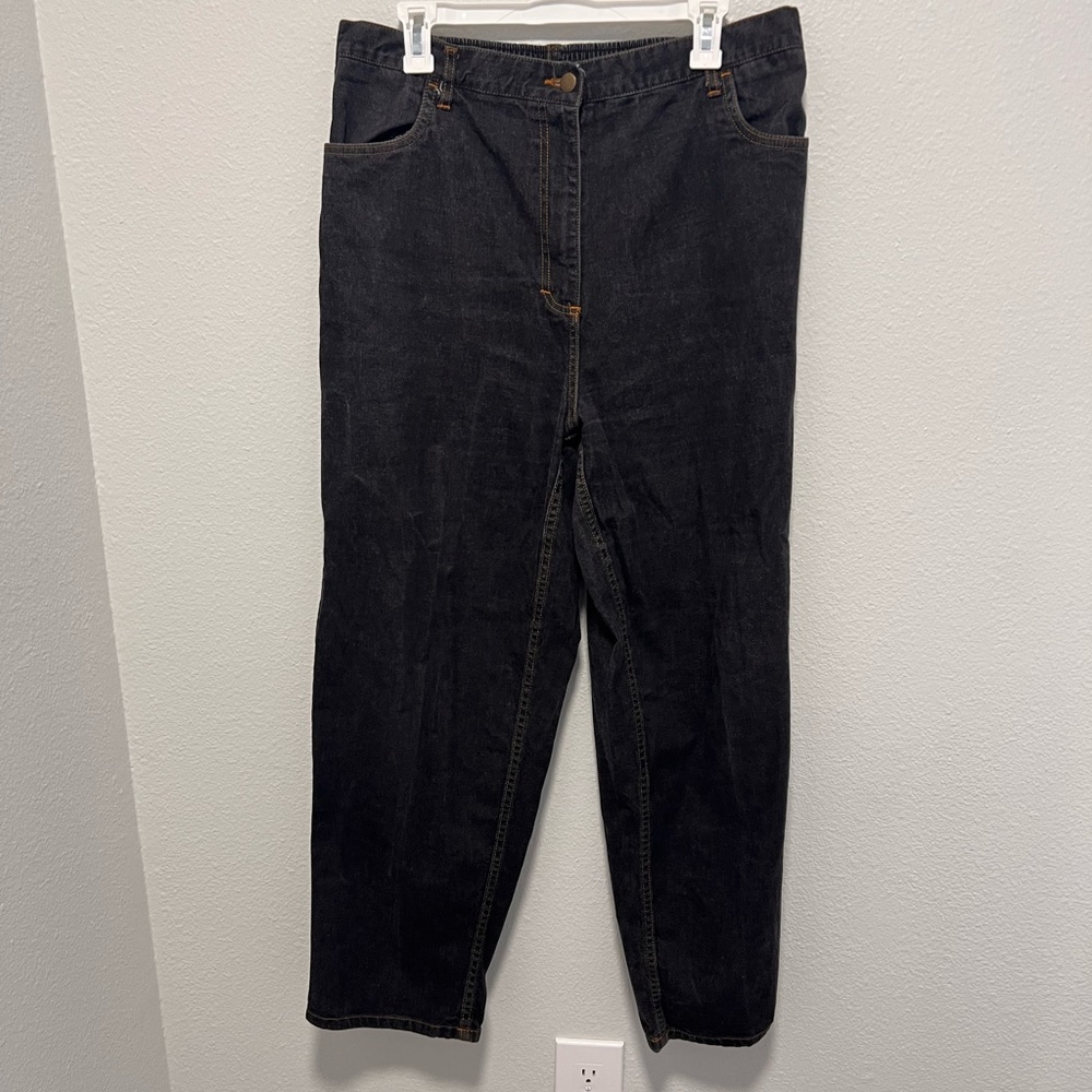 Blair Plus Size Dark Wash Vintage Bootleg Jeans Size 16W